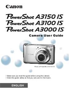 Canon high quality Powershot A3100 IS